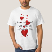 Funny Valentijnsdag t-shirt (Voorkant)