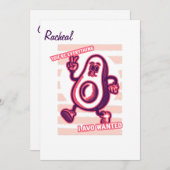 Funny Valentijnsdag voor avocado-minnaar Feestdagenkaart (Voorkant / Achterkant)