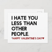 Funny Valentijnsdag Wenskaart Gift Feestdagenkaart (Voorkant / Achterkant)