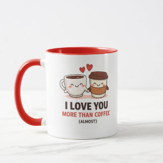 Funny Valentine Coffee Mug - I Love You Mok