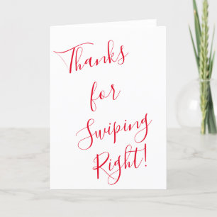 Funny Valentine Day Card-Bedankt voor rechts draai Feestdagen Kaart