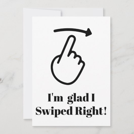 Funny Valentine Day Card Ik ben blij dat ik goed h Feestdagenkaart (Voorkant)