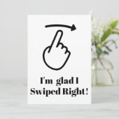 Funny Valentine Day Card Ik ben blij dat ik goed h Feestdagenkaart (Staand voorkant)