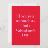 Funny Valentine Day Card Ik hou van je Feestdagenkaart (Voorkant)