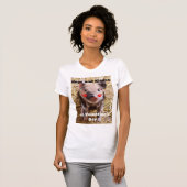 Funny Valentine Day Cute Funny Piglet T-shirt (Voorkant volledig)