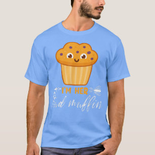 Funny Valentine Day Ik ben haar studentenmuffin-ma T-shirt