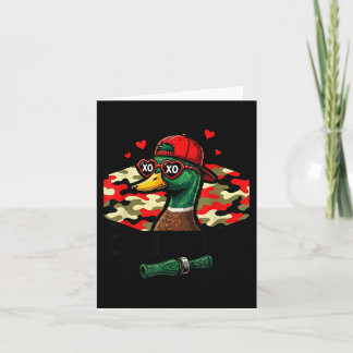 Funny Valentine Eend Jacht Camo Call Watervogels Kaart
