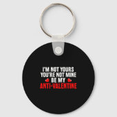 Funny Valentine Em For Valentines Day Be My Anti-v Sleutelhanger (Voorkant)