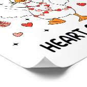 Funny Valentine Goose Coquette You Make My Heart G Poster (Hoek)