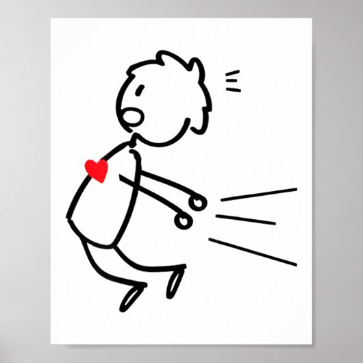 Funny Valentine’s Day Couple Matching For Men Wome Poster (Voorkant)