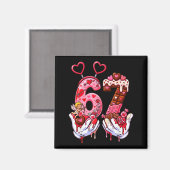 Funny Valentine's Day 67 Meme Hands Six Seven Cud  Magneet (Voorkant / Achterkant)
