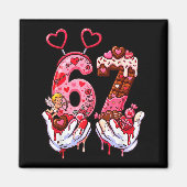 Funny Valentine's Day 67 Meme Hands Six Seven Cud  Magneet (Voorkant)