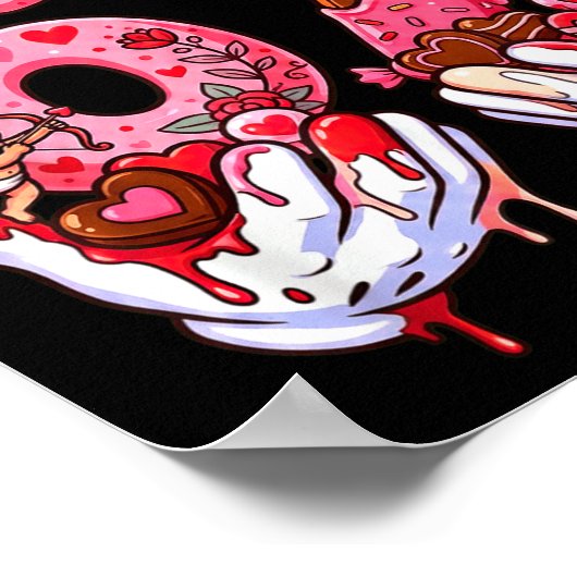 Funny Valentine's Day 67 Meme Hands Six Seven Cud  Poster (Hoek)