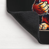 Funny Valentines Day Bigfoot Heart Sungles Sasquat Muismat (Hoek)