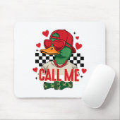 Funny Valentine's Day Boy Duck Hunting Call Me Tod Muismat (Met muis)