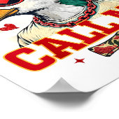 Funny Valentine's Day Boy Duck Hunting Call Me Tod Poster (Hoek)