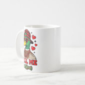 Funny Valentines Day Call Me Duck Hunting Men Wome Koffiemok (Voorkant links)