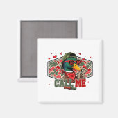 Funny Valentines Day Call Me Duck Hunting Men Wome Magneet (Voorkant / Achterkant)