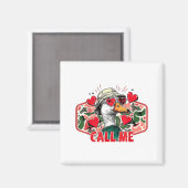 Funny Valentines Day Call Me Duck Hunting Men Wome Magneet (Voorkant / Achterkant)