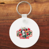 Funny Valentines Day Call Me Duck Hunting Men Wome Sleutelhanger (Voorkant)