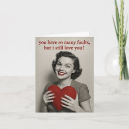 Funny Valentine's Day Card Kaart