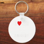 Funny Valentine's Day Couple Matching I Love Her I Sleutelhanger (Voorkant)