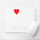 Funny Valentine's Day Couple Matching I Love His D Muismat (Met muis)