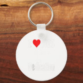 Funny Valentine's Day Couple Matching I Love His D Sleutelhanger (Voorkant)