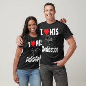 Funny Valentine's Day Couple Matching I Love His D T-shirt (Unisex)