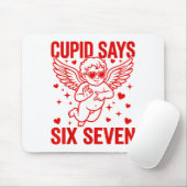 Funny Valentine's Day Cud Says Six Seven Meme Girl Muismat (Met muis)