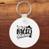 Funny Valentines Day Funny Nacho Valentine Girl Bo Sleutelhanger (Voorkant)
