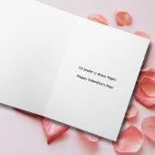 Funny Valentine's Day I Love you to the Moon But.. Kaart