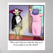 Funny Vampire Dracula Humor Poster (Voorkant)