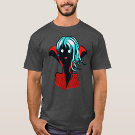 Funny Vampire Girl Character Halloween T-shirt