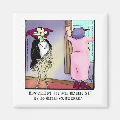 Funny Vampire Halloween Humor magneet (Voorkant)