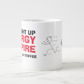 Funny Vampire Humor Morning Meme Grote Koffiekop (Voorkant)