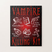 Funny Vampire Killing Kit Legpuzzel (Verticaal)