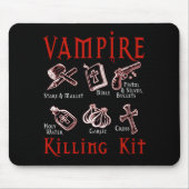 Funny Vampire Killing Kit Muismat (Voorkant)