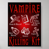 Funny Vampire Killing Kit Poster (Voorkant)