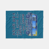 Funny Van Gogh Monet Degas Artist Pun Humorous  Fleece Deken (Voorkant (Horizontaal))