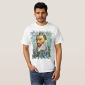Funny Van Gogh zelf portret met hangend masker T-shirt (Voorkant volledig)
