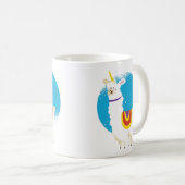Funny vanuit huis werkt Llamazing Llama Drama Koffiemok (Voorkant rechts)