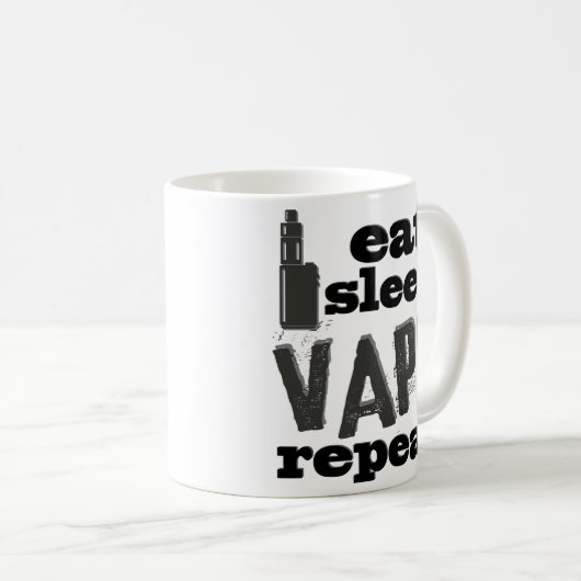 Funny Vaping Coffee Mok Vapist Vape Gift (Voorkant rechts)