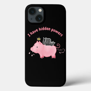 Funny varkensfee Hidden Powers farm animal humor Case-Mate iPhone Case