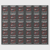 Funny Vasectomie Gezegde Volwassen mens Cadeaupapier (Vlak)