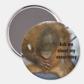Funny Vasectomy Magneet (Voorkant / Achterkant)