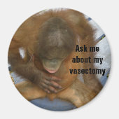 Funny Vasectomy Magneet (Voorkant)