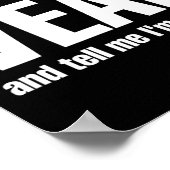 Funny Veal Lover Meat Poster (Hoek)