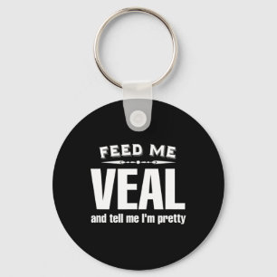 Funny Veal Lover Meat Sleutelhanger