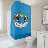 Funny Veemon Gift for Kind | Gezinsgeschenk Douchegordijn (In situ)